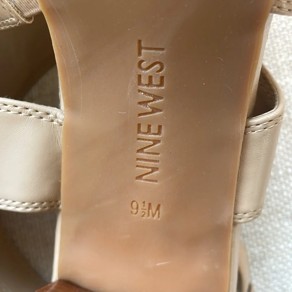 Nine West Strappy Heeled Sandals - Picture 9 of 9
